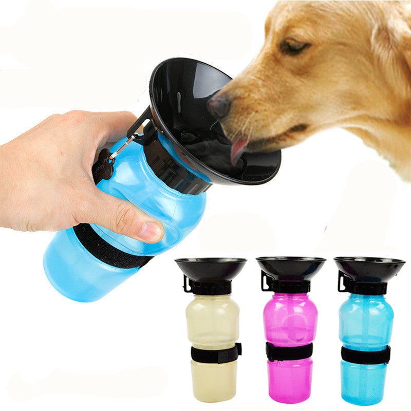 Pet Dog Drinking Water Bottle Sports Squeeze Type Puppy Cat Portable